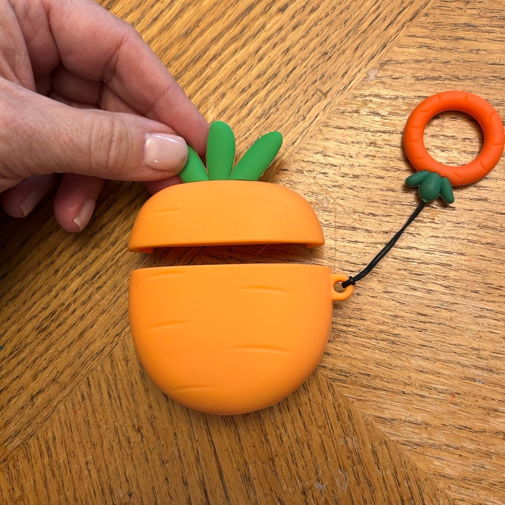 Airpods Pro Carrot Orange Silicone case